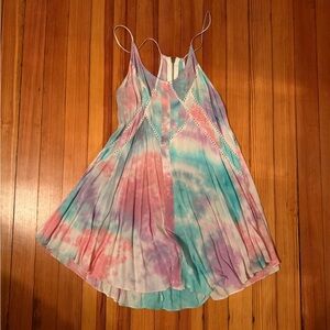 Rumor Boutique Tie-Dye Spaghetti Strap Dress